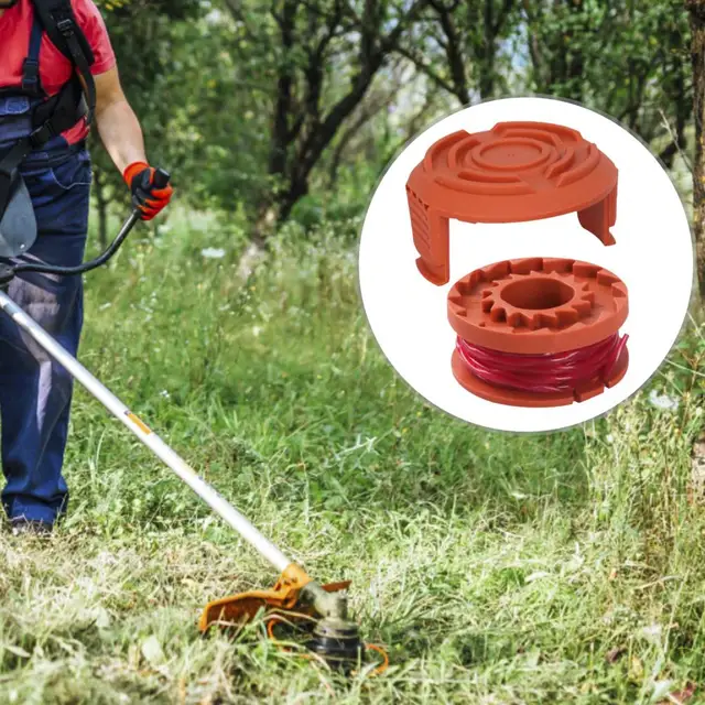 1 Beállított Gyomi Evő Húr Gyorsabb Gyorsulás Nagy Szilárdságú Redukciós Ellenállás Csere Fűnyíró Kötél Trimmer Orsó Burkolata - Image 3