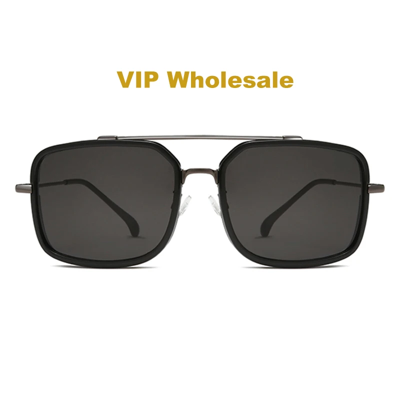 

Vip Wholesale Vintage Square Metal Sunglasses UV400 C50