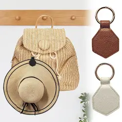 Magnetic Hat Clip On Bag Hat Keeper Clip PU Handbag Hat Clip Hat Holder On Backpacks Purses For Travel Outdoor Practical Gadget
