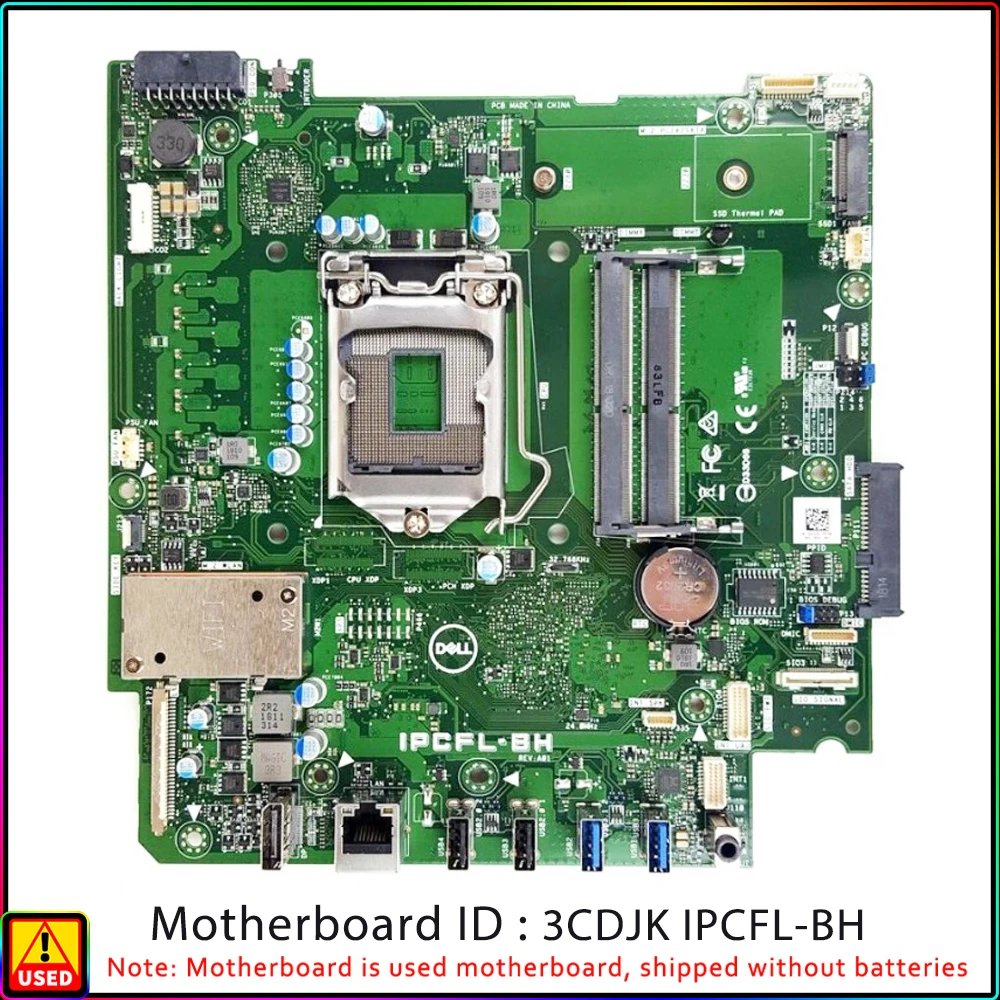 

Dell OptiPlex 5260 AIO All in One LGA1151 Motherboard IPCFL-BH 3CDJK 03CDJK