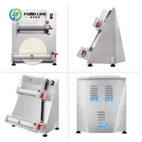 Machine à presser la pâte à pizza électrique, laminoir, aplatisseur, rouleau, mouleur, formeur pour équipement de boulangerie et de cuisine, personnalisable 2