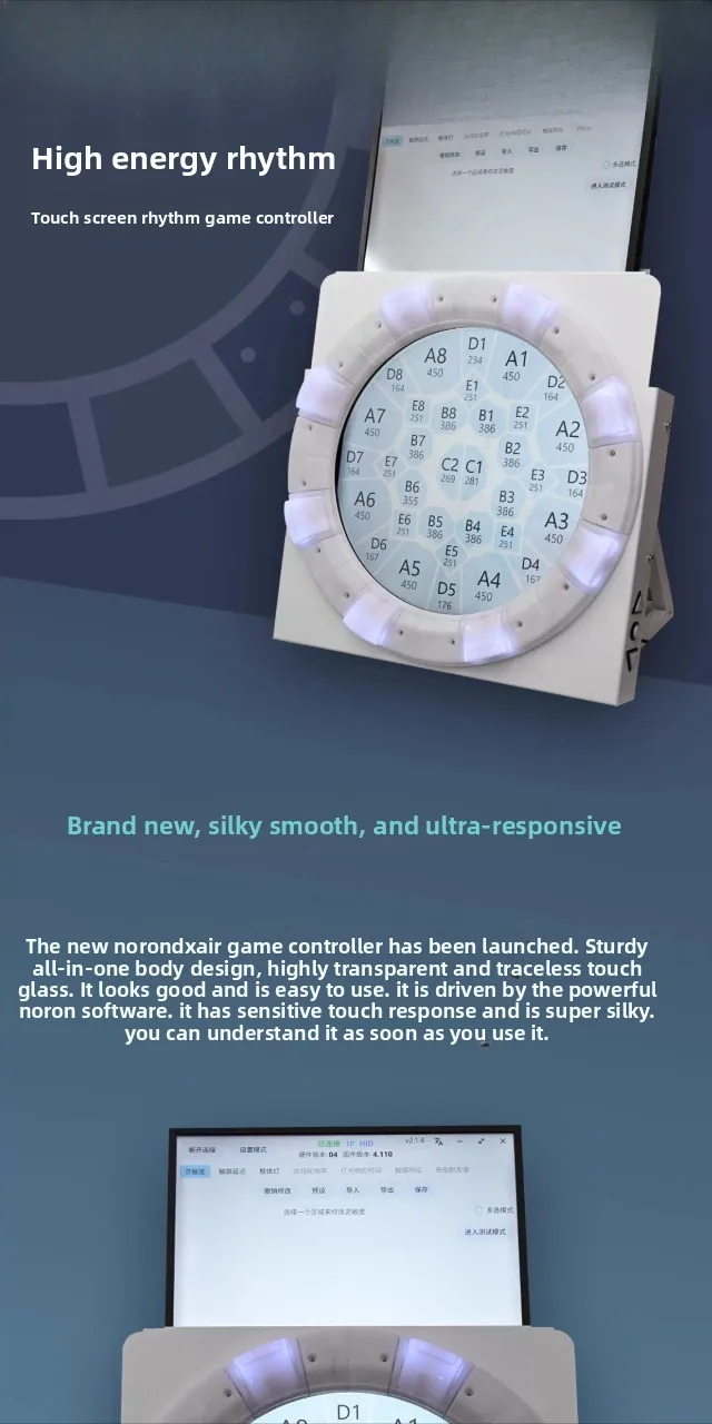 NDX Handset NDX Controller Seamless Glass, Low Noise Buttons