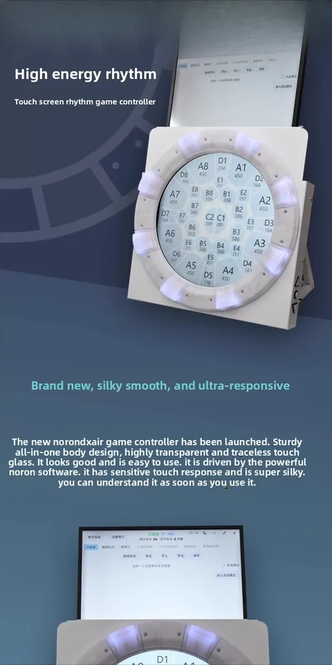 NDX Handset NDX Controller Seamless Glass, Low Noise Buttons