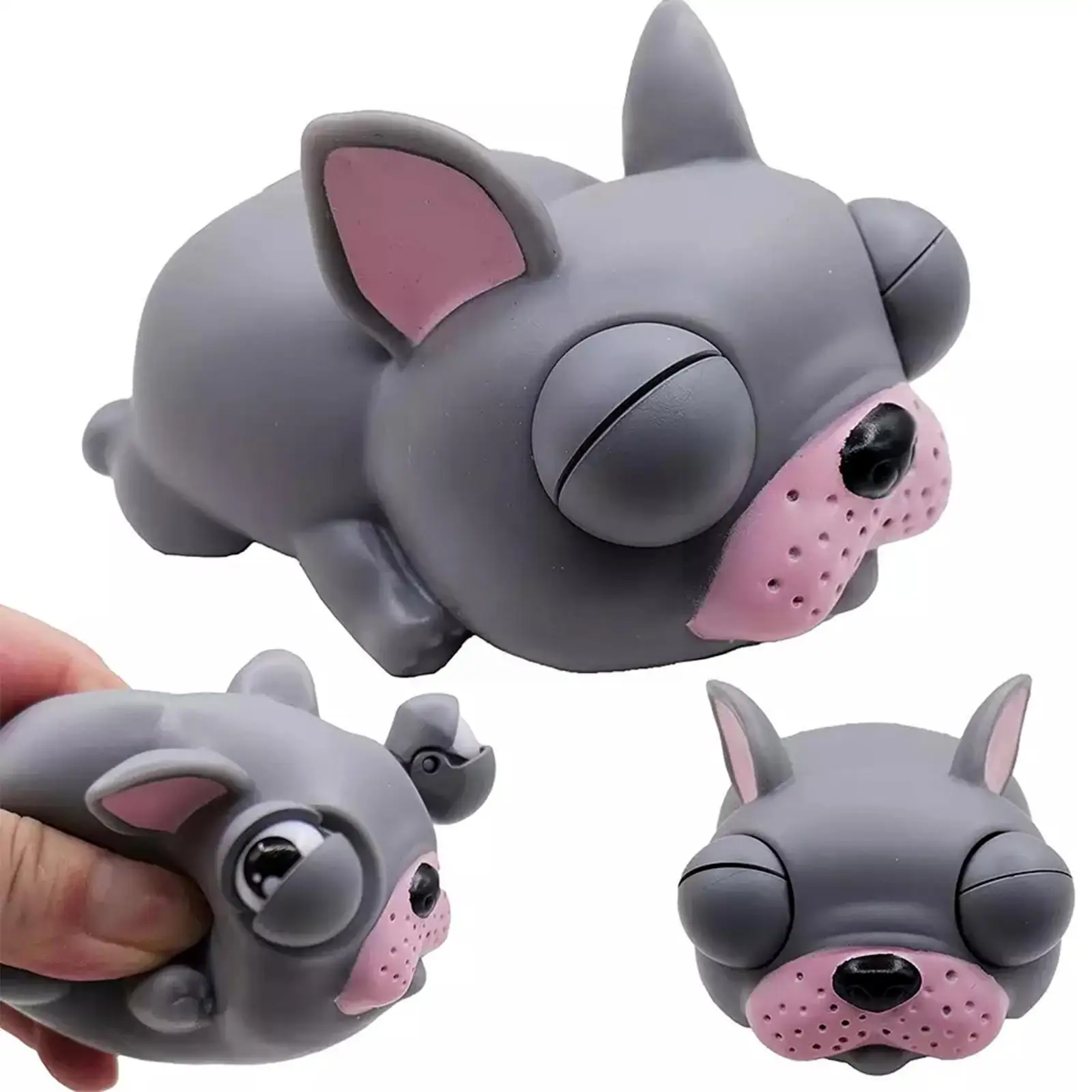 

Hand Squeeze Puppy Fidget Toy Eyes Popping Novelty Stress Relief Pinch Squeeze Waterproof Toddler Fidget Toy Toy Cartoon Gi R2H4