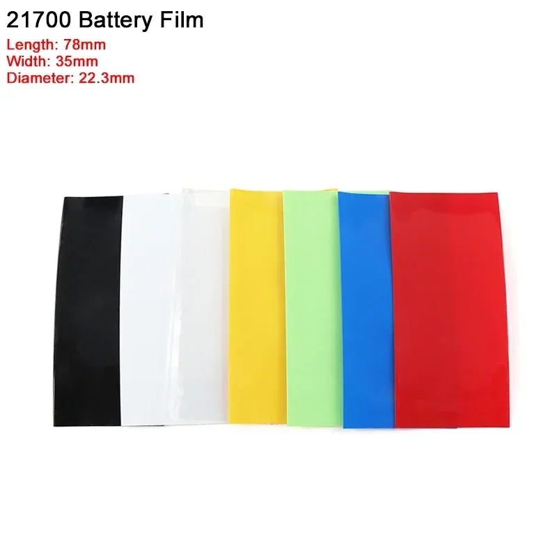 18650/21700/26650 PVC Heat Shrink Tube Lipo Battery Wrap Precut Insulated Film Protection Cover Case Pack Sleeving Sheath