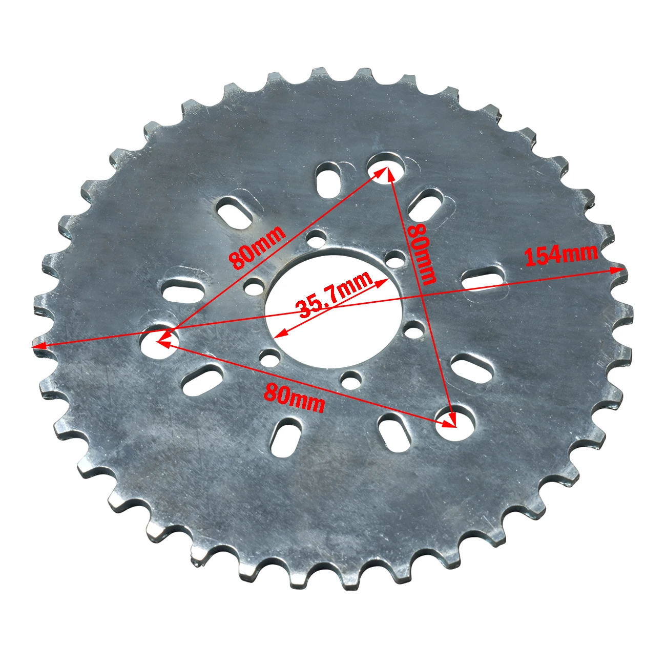 Wheel Sprocket 32T 36T 38T 44T 40Tooth For 49cc 50cc 66cc 80cc Motorized Bicycle Bike Moped