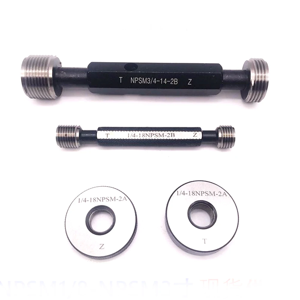 

American Pipe thread plug gauge PIPE Thread screw ring gauges gage NPSM 1/8 1/4 1/2 3/4 3/8 1" 1-11.5 1"1/4 1 1/2 2" NPSM1/2