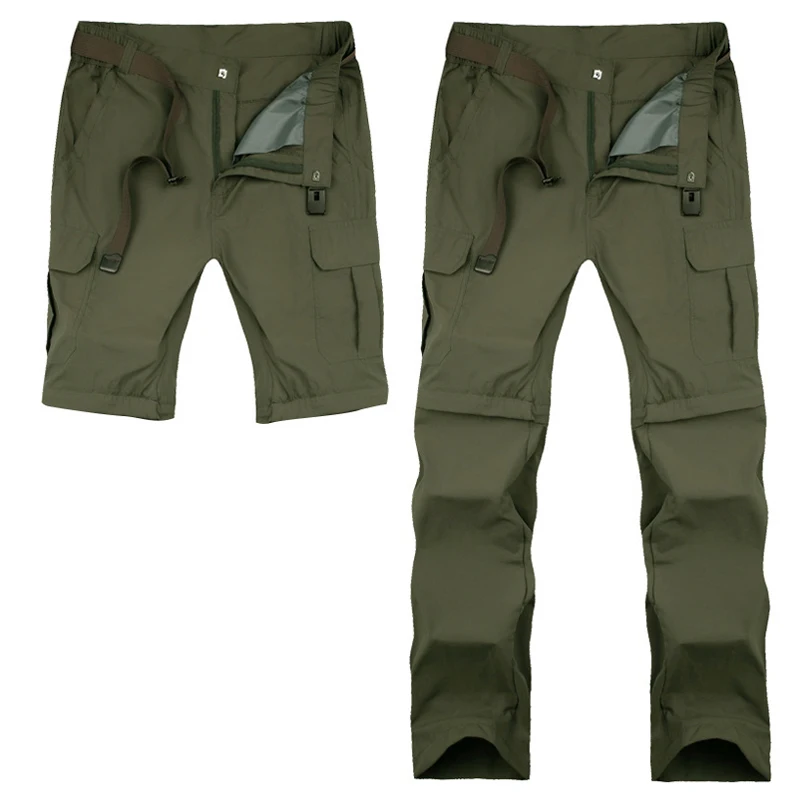 Womens Summer Tactics Pants Quick Dry Outdoor Anti Splash Water Removable Hiking Sport Breathable Trousers Camping