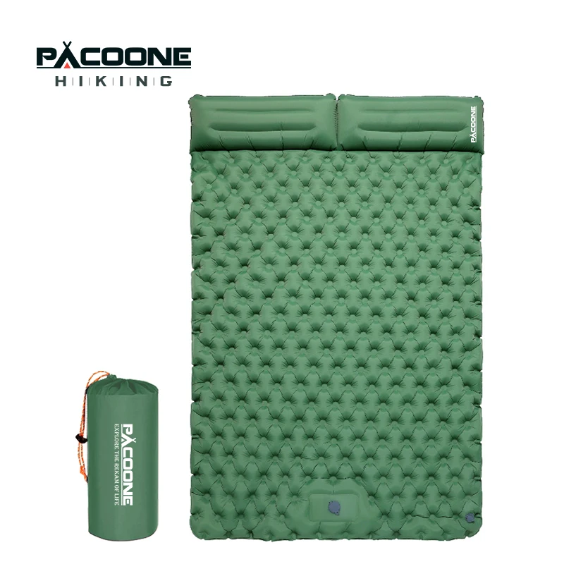 PACOONEDoubleSleepingPadCampingMattress2PersonExtraThickQueen