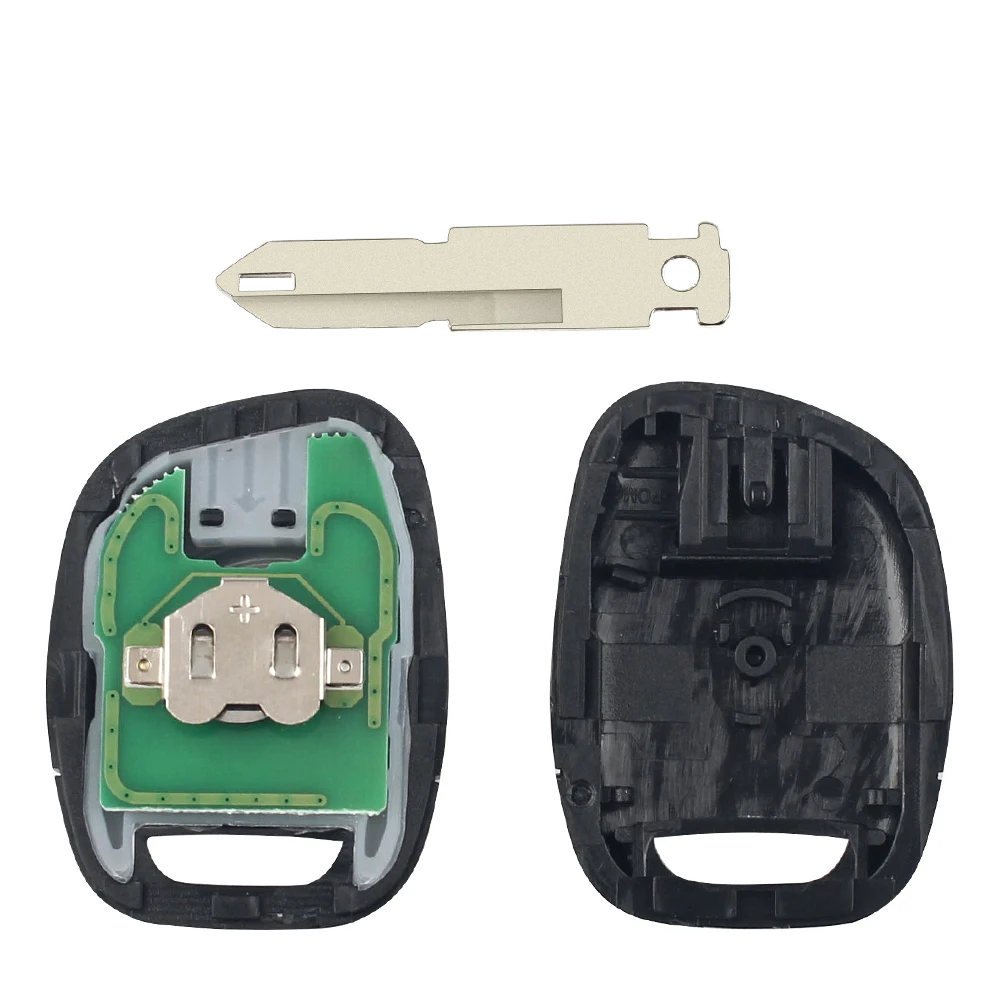 Car key shell car remote key car key key shell 1 Button 433Mhz Car remote key Fit For Renault Clio Master Twingo Kangoo Uncut NE73 VAC102 Blade ID46 PCF7946 Chip shell
