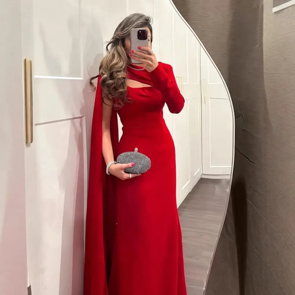 Elegant One Shoulder Train Gown Sweep Train Formal Party Dress Long Silhouette Wedding Guest Gala Banquet Occasion Wear Luxury