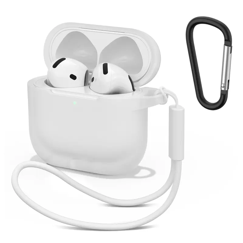 Silicone Cases For Apple Airpods 4 Earphones Accessories Wireless Bluetooth Headset Cover For Apple Air Pods 4 Protective Case - Image 9