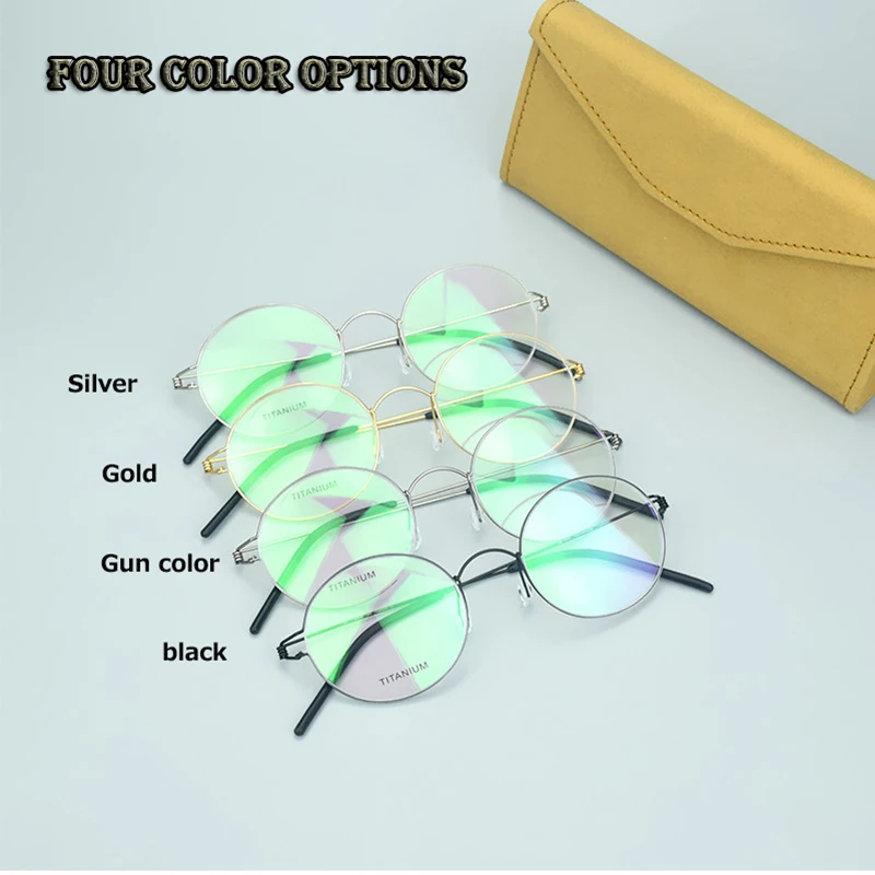 2026 Dänemark Design Titan Brille Rahmen Männer Runde Brille Koreanische Business Ultraleicht Brillen Mode quadratische brille Frauen – Detail 19