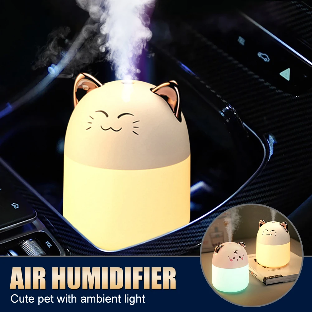 Humidificateur d'Air Diffuseur d'Huile Essentielle et d'Arôme,  Pulvérisateur de Brume Fraîche USB avec Veilleuse pour Chambre à Coucher,  Maison et Voiture, Diffuseur de sexuellement, 250ml - AliExpress