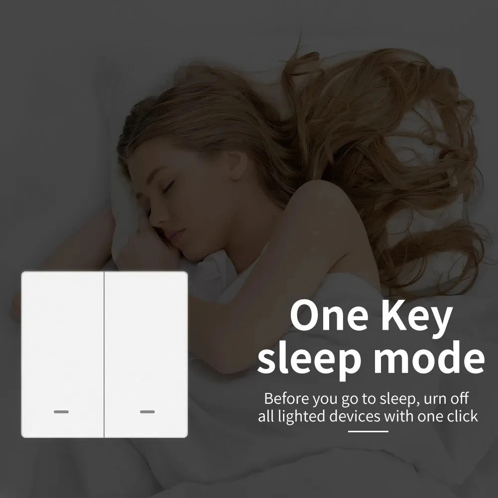 Zigbee 스마트 조명 스위치 푸시 단추 투야 앱 리모컨, 스마트 홈 자동화, 알렉사 구글 어시스턴트로 작동
