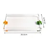 High-end Fashion Acrylic Transparent Water CupTray Teacup Storage  Creative Simple Modern Trays Decorative Household Rectangular 6