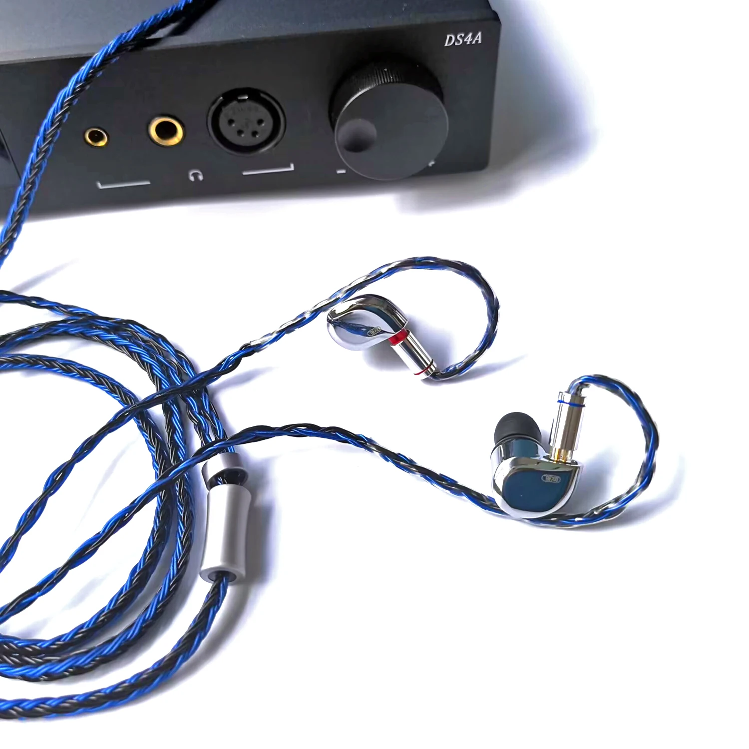 IEM Cable 16 Core Silver Plated Earphone Upgraded Cords 0.78 2Pin 3.5mm Standard 4.4mm Balanced 1.5m in Ear Monitor Cable