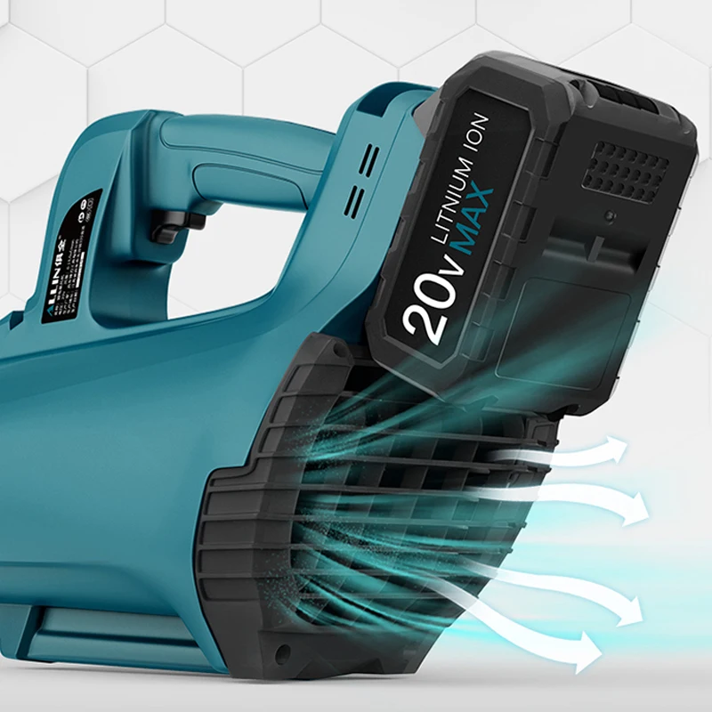 20V 무선 브러시리스 송풍기 460CFM 120MPH - 휴대용 송풍 및 흡입 먼지 수집기 정원 낙엽 청소용