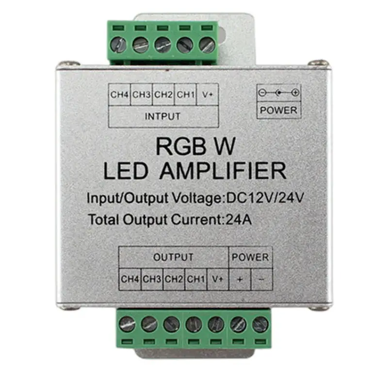 LED 증폭기 컨트롤러 단일 색상/RGB/RGBW/RGBWW RGB+CCT 스트립 전원 리피터 DC5/12/24V용 1CH/3CH/4CH/5CH 12A/24A/30A/50A