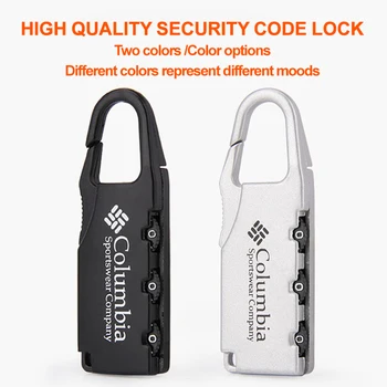 Cadenas en alliage combiné pour bagages, utilisé sur les sacs à fermeture éclair, les sacs à dos, les sacs à main, les tiroirs et les armoires - Petit cadenas pendentif