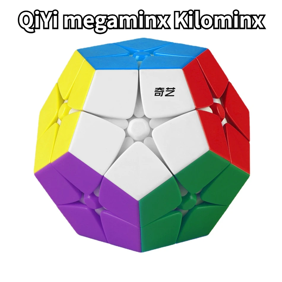 QiYi 2x2 3x3 Megaminx Kilominx cube 2x2 Magic Speed Cube Stickerless Professional Fidget Toys speed cube magic cube puzzle puzzle cube puzzle toys magic puzzle toy