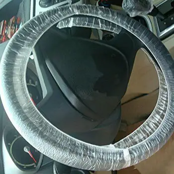 100 Pezzi Coprivolante Monouso Impermeabili e Antiscivolo per Auto, Camion, Meccanici, Servizi di Valet e Igiene della Flotta ﻿