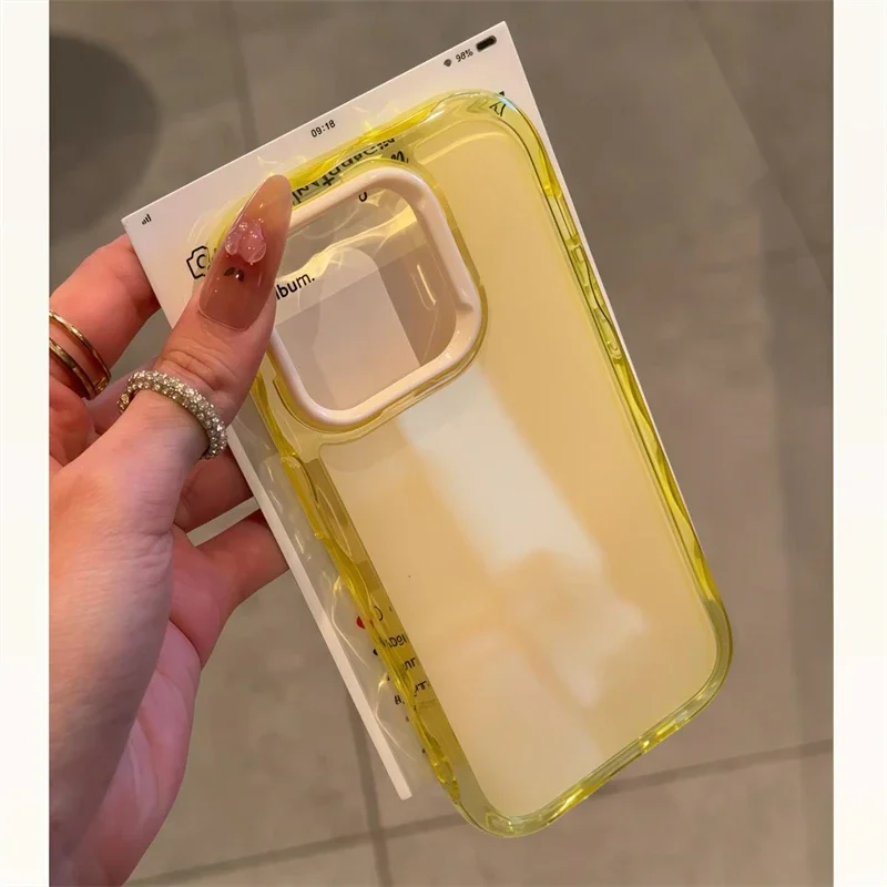 Luxury Jelly Candy Shockproof Case for iPhone 16 15 14 Plus 13