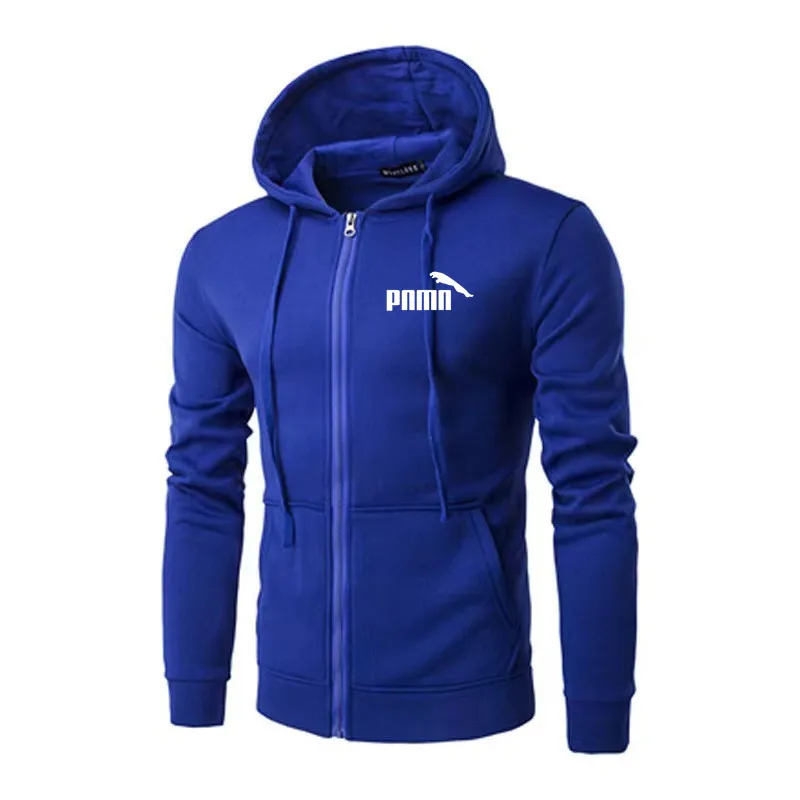 الخريف الرجال بلوزات طويلة الأكمام سترة هوديي سستة...