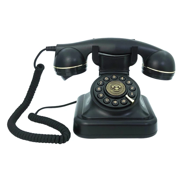 Retro Vintage Telephone Antique European Old Fashioned Telephone Desktop  Wired Phones Landline Phone For Home Office Business - AliExpress