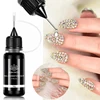 BORN PRETTY 10g Gel Nail Glue for Rhinestones for Nails Super Adhesive NO Wipe Nail Gem Glue 3D Crystals Beads Diamonds Sticker 2