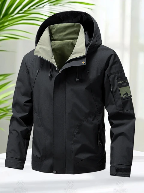 Men’s Outdoor Waterproof Softshell Windbreaker Jacket