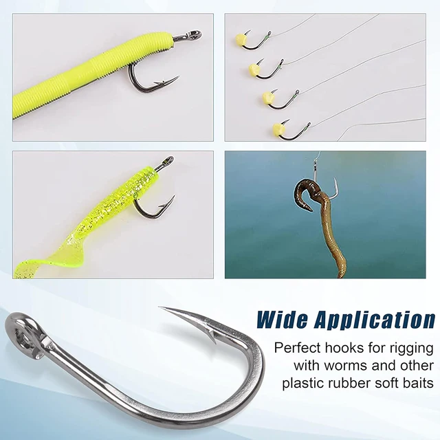 catla fishing hook bait Tackle Beacon Discontinued and the soft bait Catch Of the Day Style:Mini Transparent