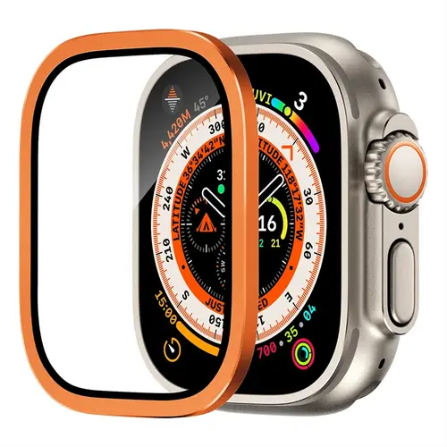 Aluminium Alloy Case+Tempered Glass for Apple Watch Ultra 2 49mm Anti-Scratch Screen Protector for iWatch Ultra 49mm Cover Film - Image 20