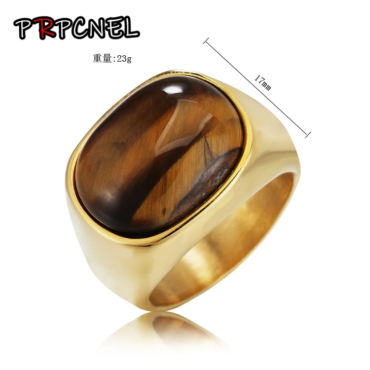 2 color Natural Tiger Eye Rings Flower Band Stone Ring For men Women Antique Silver Plated Fashion Jewelry 5