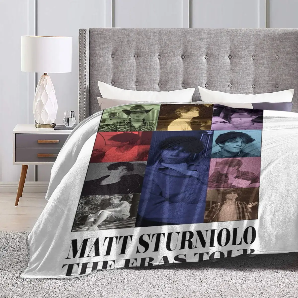Sturniolo Triplets Flannel Blanket Matt Eras Tour Poster Warm Soft Bedding Throws for Outdoor Office Bedspread Sofa Bed Cover 4