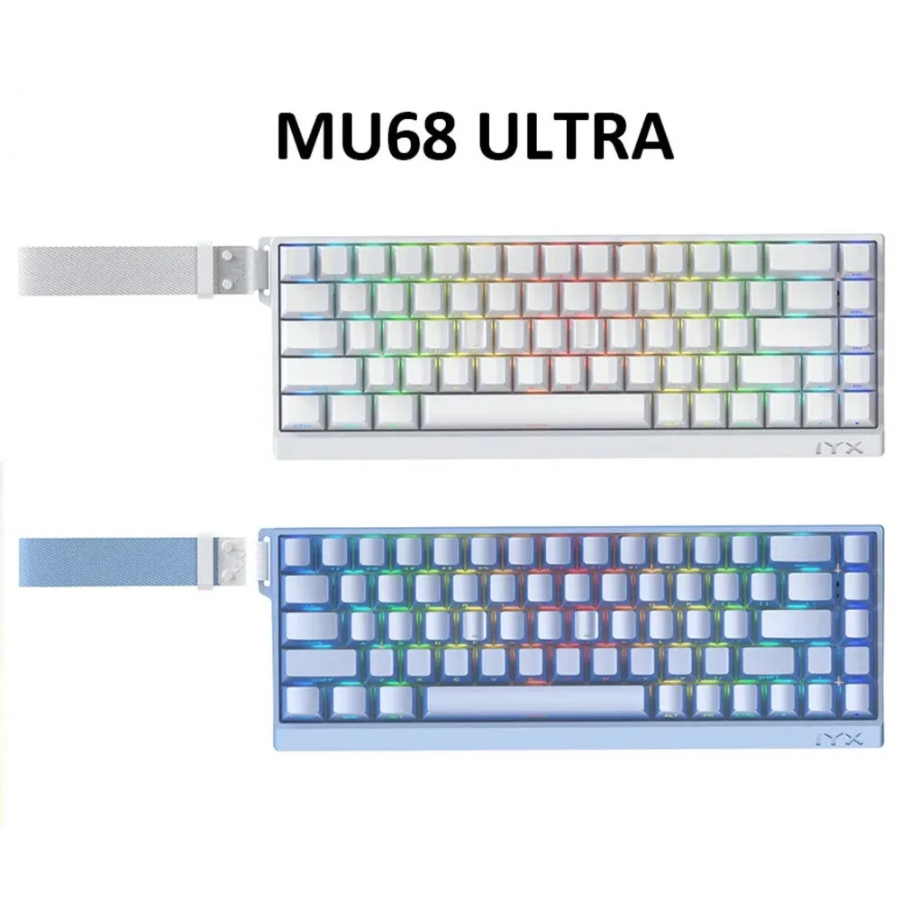 Iyx Mu68 Ultra Mu68Ultra 기계식 키보드 마그네틱 스위치 유선 키보드 핫 스왑 Rgb 백라이트 맞춤형 E-스포츠 게임용 키보드