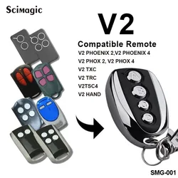 V2 PHOENIX TXC TRC TRC4 TSC4 433MHz Rolling Code Garage Door Remote Control 433.92MHz Cloning Duplicator