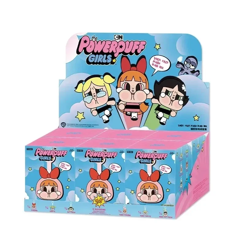 Genuine POPMART CRYBABY X The Powerpuff Girls Series Vinyl Face