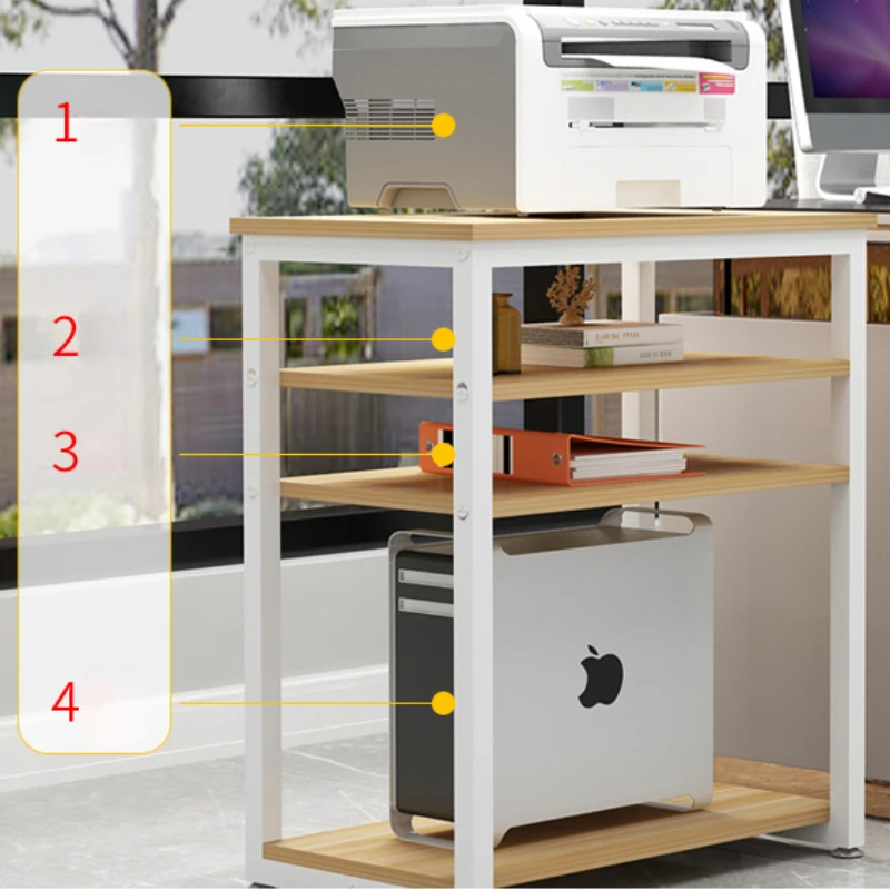 75 Cm High Desktop Computer Host Storage Rack Office Printer Storage Rack Computer Desk Layered Host