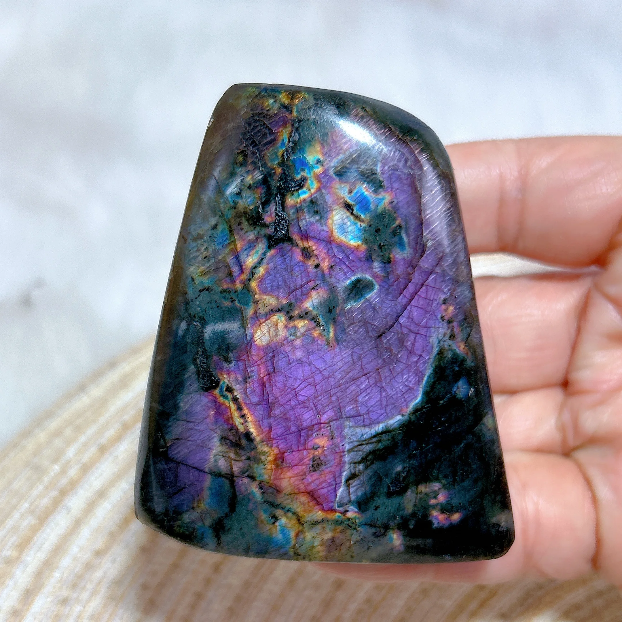 Healing Natural Crystals Purple Blue Labradorite Free Form High Quality Gemstones Ore Mineral Home Decorations Room Decor Gifts 6
