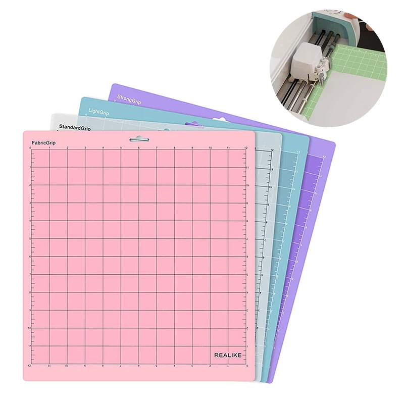 12x12 인치 카메오 실루엣 조각 기계 기본 플레이트 도구 패드 커팅 매트, 크리컷/카메오 4 접착제 PVC 커팅 매트