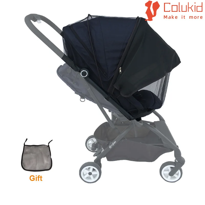 Colum Kid®Accessori Per Passeggini Zanzariera Con Parasole Per Cybex Mios Balios Eezy Ss + 2 Twist Libelle Beezy Passeggino