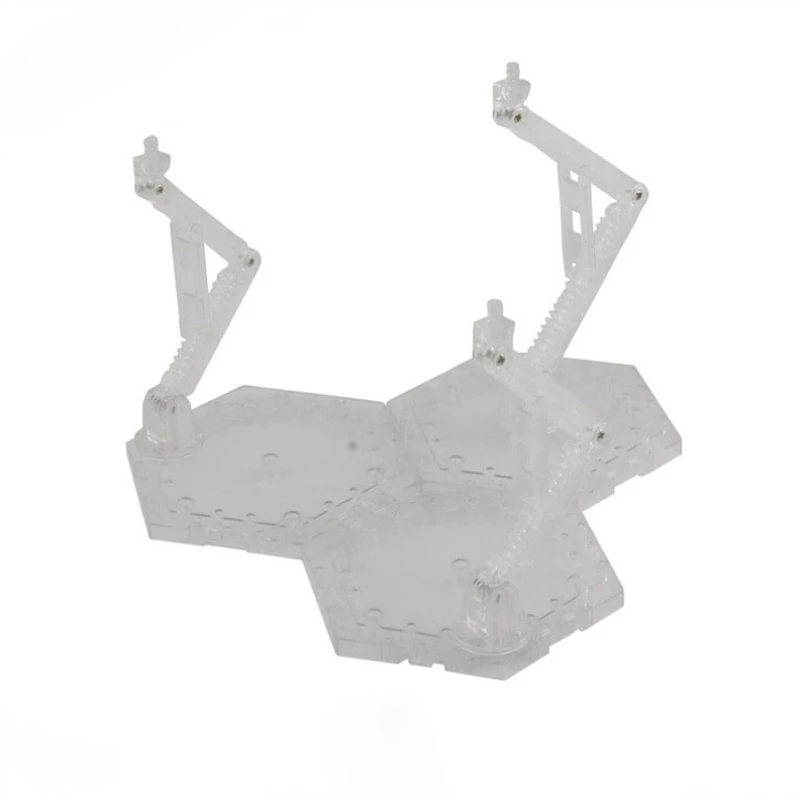 Plastic Action Base Stand 3 in 1 Display Support for MG HG RG Action Figure Model Dolls 5 Colors Model Display Base 1Pc action figure