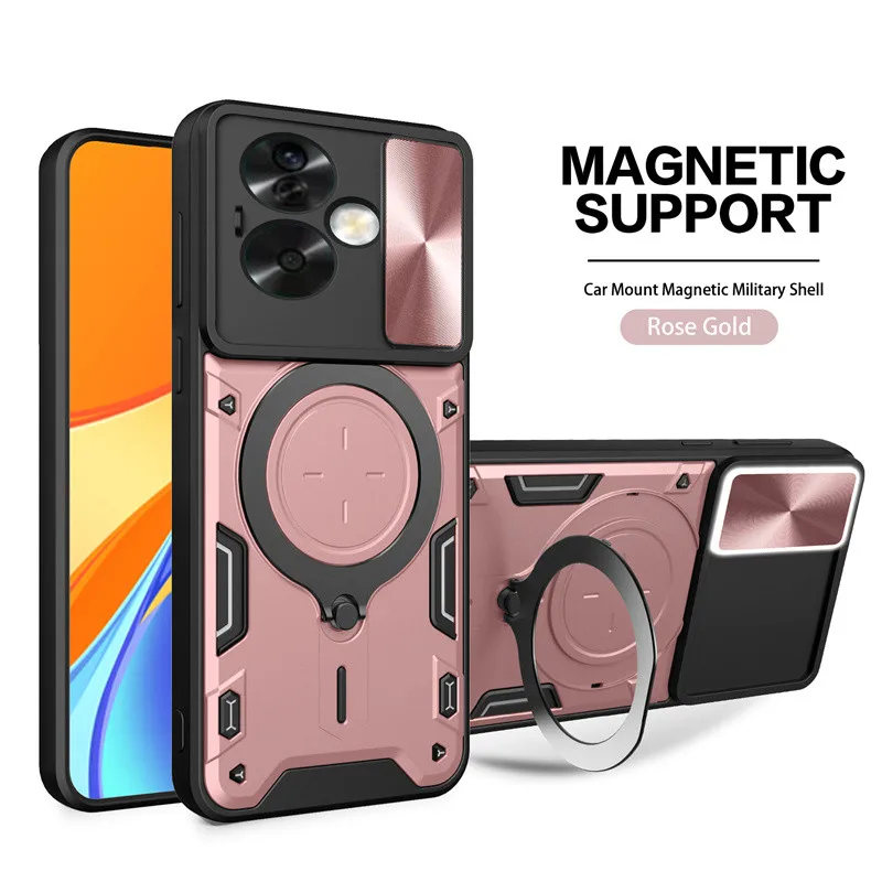Shockproof Kickstand Protective Cover with Lens Protection