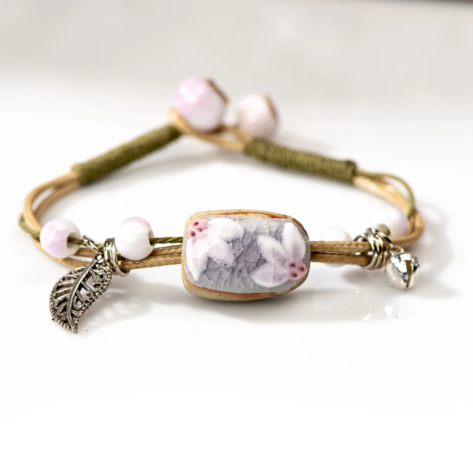 Nuoli Bracciale Donna Con Fiore Della Vita – Regolabile 14-20 Cm, Oro Rosa, Fatto A Mano In Germania - 3