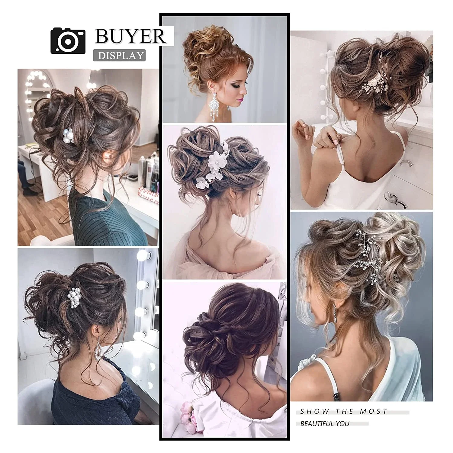 Customized Hair Accessories Set: Hair Bands, Loops, Ropes, and Decorative Pieces
