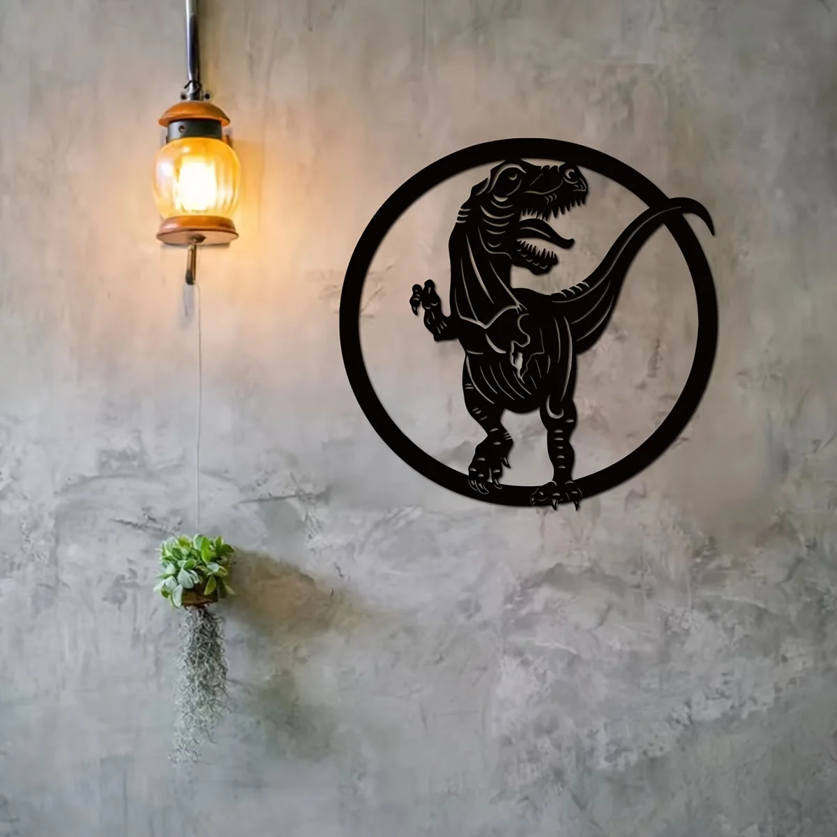 

Tyrannosaurus Rex Mural, Metal Wall Dinosaurs,Tyrannosaurus Rex Metal Sign, Interesting Dinosaur Skeleton Art for Kitchen Decor