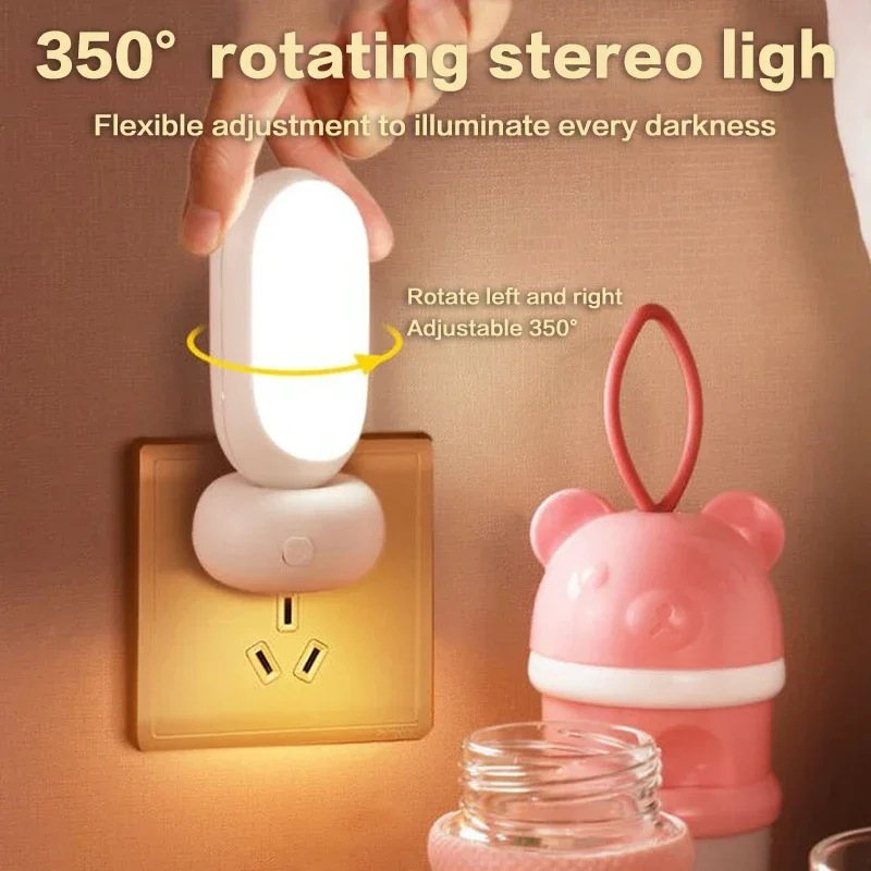 

Bedroom baby eye protection Smart remote control night light Ten-level dimming Timing off lights 【Lamp】Sleeping light