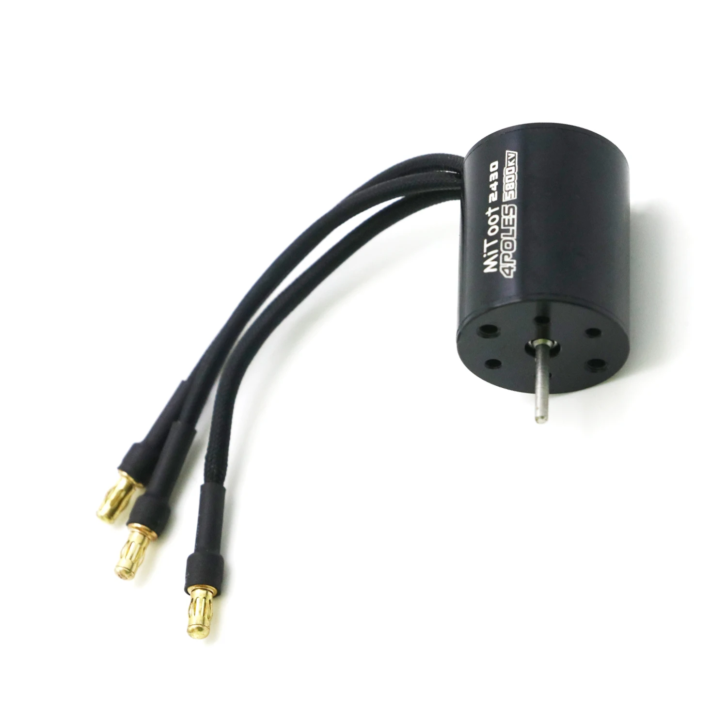 2430 5800KV/7200KV 4P Sensorless Brushless Motor & 25A Brushless ESC with Programmer Card Combo Set for 1/16 1/18 RC Car Truck