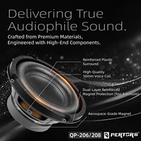 Q-PERTORS 6.5/8 Inch 200W/220W Car Subwoofer Audio Speaker for Car Home Theater System Upgrade Stereo Component Modification - Image 4